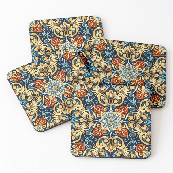 Item preview, Beautiful Elaborate Colorful Pattern Design Digital Painting designed and sold by CodeAndColors.