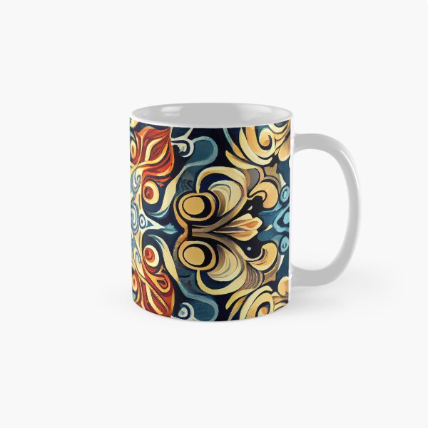 Artikelvorschau, Beautiful Elaborate Colorful Pattern Design Digital Painting entworfen und verkauft von CodeAndColors.