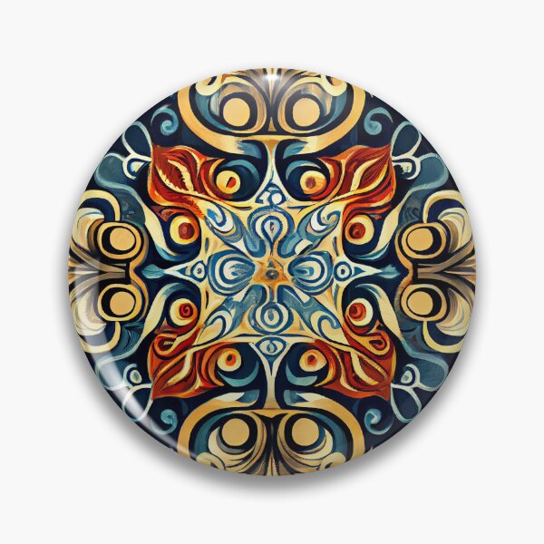 Item preview, Beautiful Elaborate Colorful Pattern Design Digital Painting designed and sold by CodeAndColors.