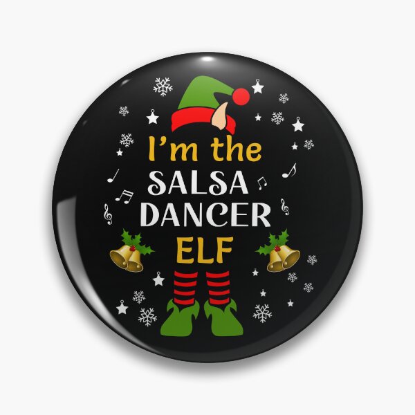 Item preview, i'm The Salsa Dancer Elf Christmas merry Xmas salsa gift designed and sold by TeeHDesigner.