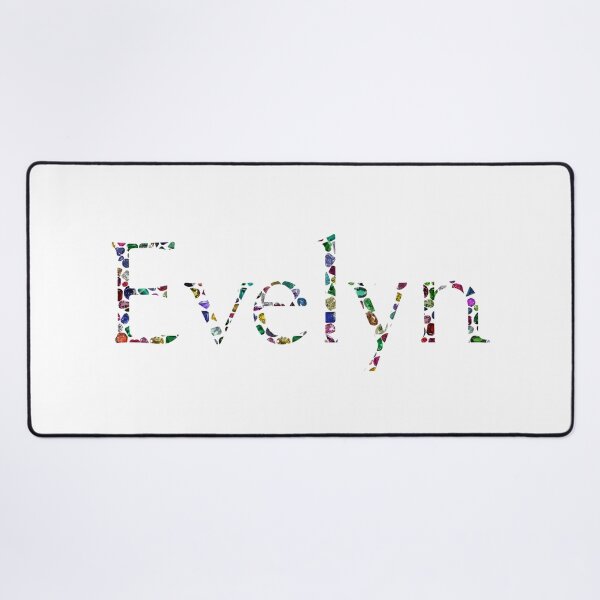 Item preview, The name EVELYN made with Gemstones designed and sold by DigitalGemArt.