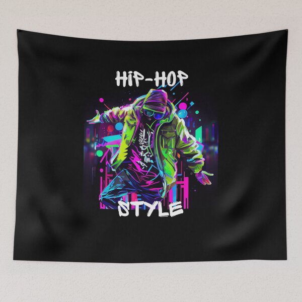 Item preview, Man Dancing In Graffiti Look Hip-hop Style designed and sold by PD-Store.