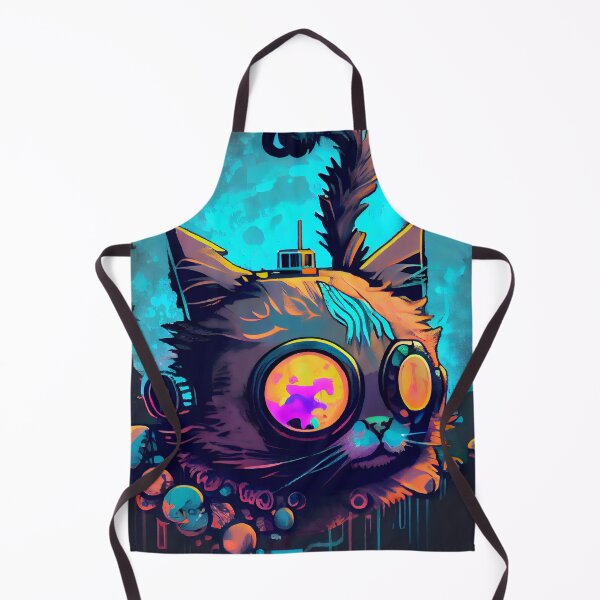 Item preview, Cats of the Future  designed and sold by AiBroughtToLife.