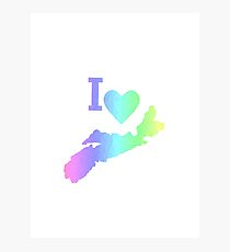 I Love Nova Scotia Pastels Photographic Print