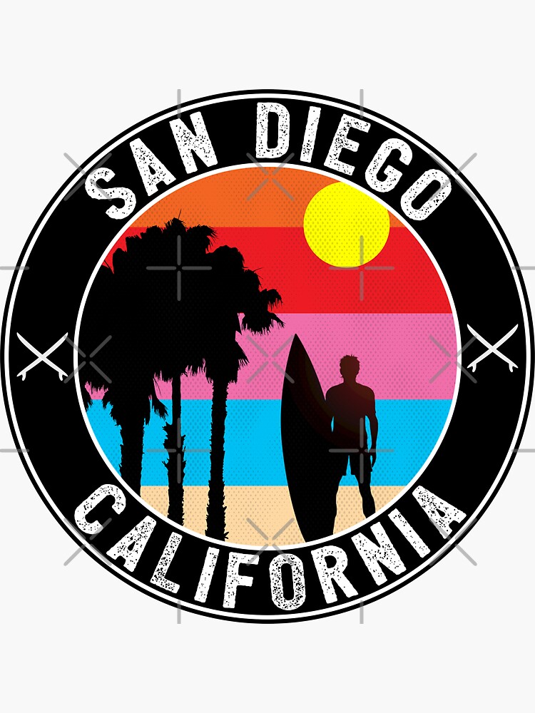 "SURFING SAN DIEGO SURF CALIFORNIA SURFER'S PARADISE BEACH SURFBOARD 2