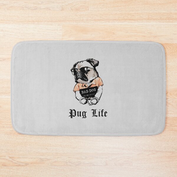 Item preview, Pug Life - Grey designed and sold by INSOMNIAC101.