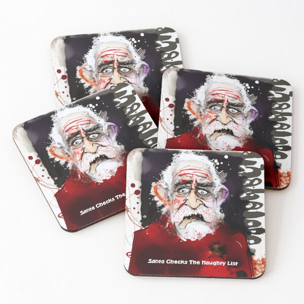 Item preview, Santa Checks The Naughty List, 2022 designed and sold by David Apricot.