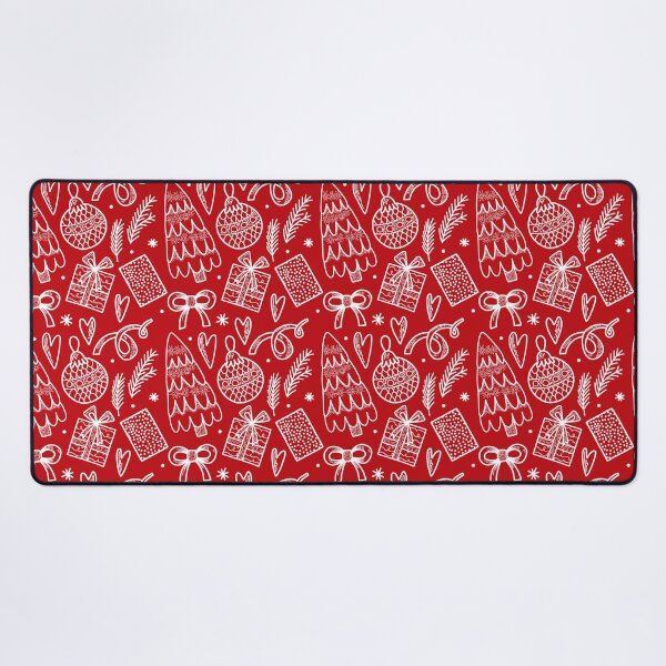 Item preview, Red Christmas New Year seamless pattern designed and sold by KarinaKalina.