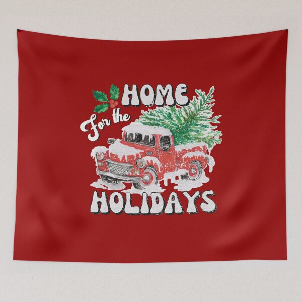 Item preview, Home for the holidays retro Christmas vintage designs designed and sold by DesignsbyMona.