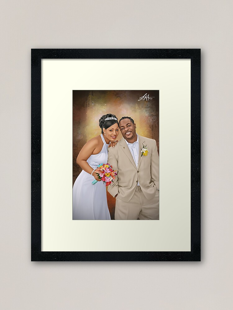 Thumbnail 2 of 7, Framed Art Print, DCharlot Couple designed and sold by wayneflint.