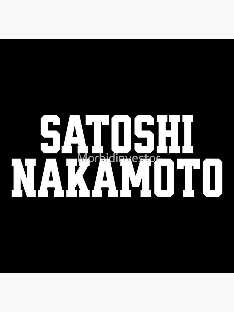 Discover SATOSHI NAKAMOTO Premium Matte Vertical Poster