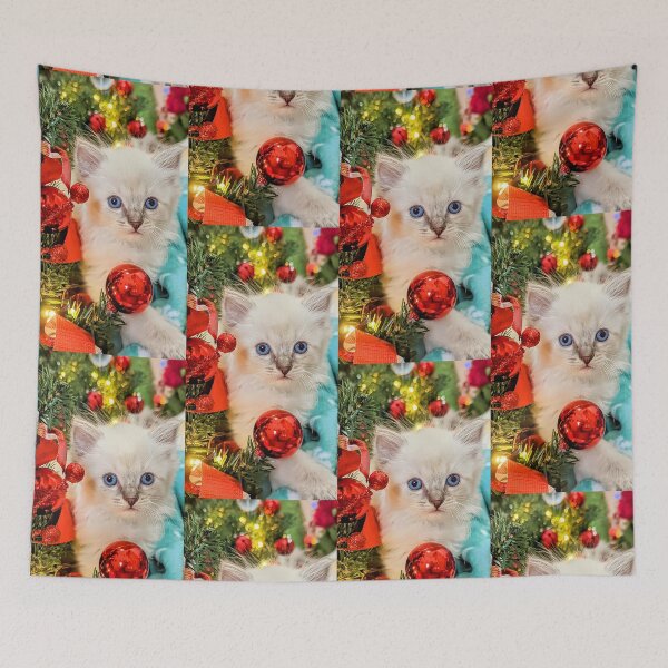 Item preview, Sweet Christmas ragdoll kitten designed and sold by Fluffycat2020.