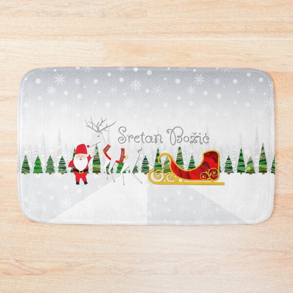 Item preview, Santa Claus and the White Reindeer "Sretan Božć" designed and sold by MC Art Studio.