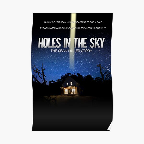 "Holes in the Sky The Sean Miller Story Cover Art" Poster for Sale by