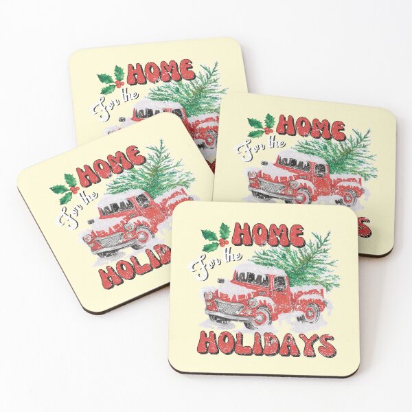 Item preview, Home for the holidays retro Christmas vintage designs designed and sold by ArtfulGiftShop.