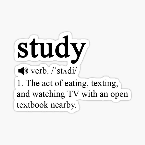 study-meaning-sticker-for-sale-by-mericsahin-redbubble