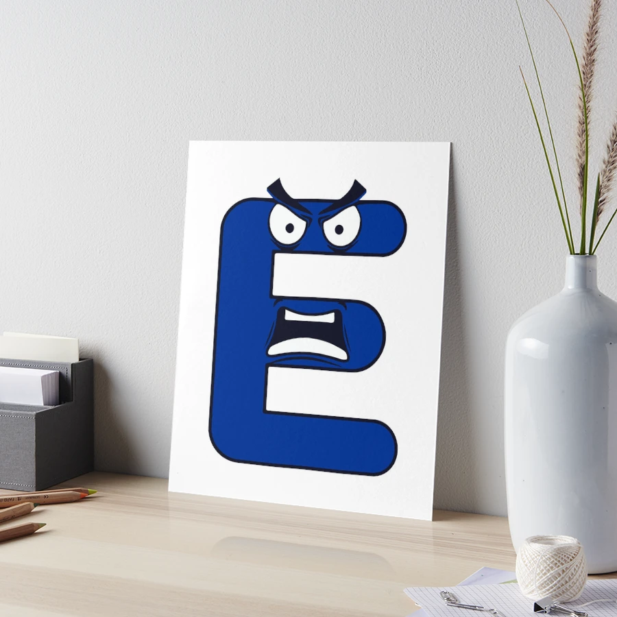 Emotion Letter A Alphabet Lore, Angry Latter Alphabet Lore Photographic  Print for Sale by zackup