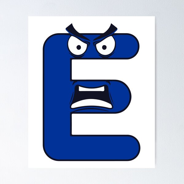 Emotion Letter B Alphabet Lore, Angry Latter Alphabet Lore | Poster