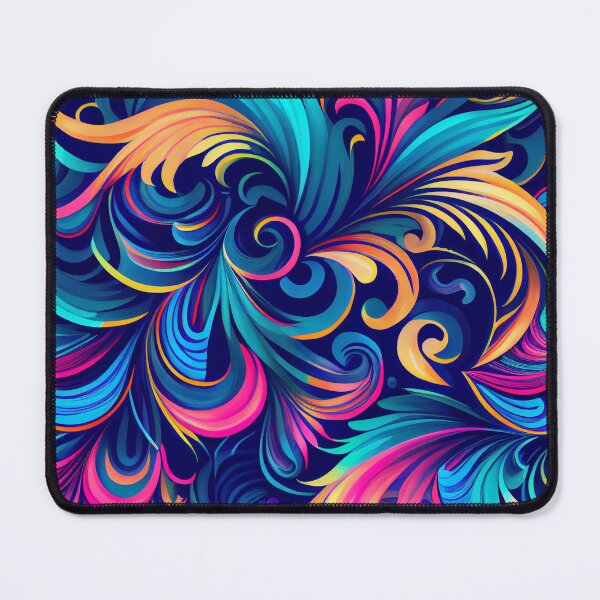 Artikelvorschau, Beautiful Bright Colorful Fern Floral Pattern Digital Painting entworfen und verkauft von CodeAndColors.