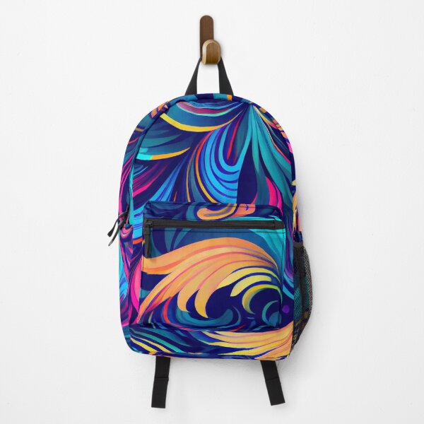 Item preview, Beautiful Bright Colorful Fern Floral Pattern Digital Painting designed and sold by CodeAndColors.