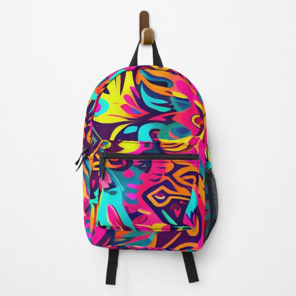 Artikelvorschau, Bright Colorful Abstract Pattern Print Digital Painting entworfen und verkauft von CodeAndColors.