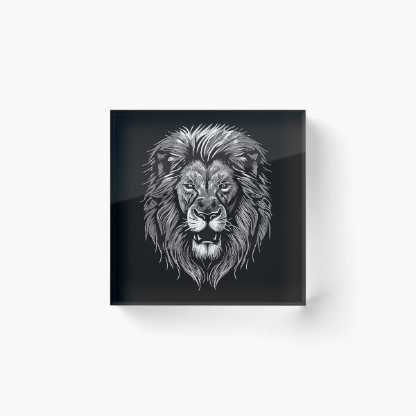 Item preview, Lion BW designed and sold by BabyAnimalz.