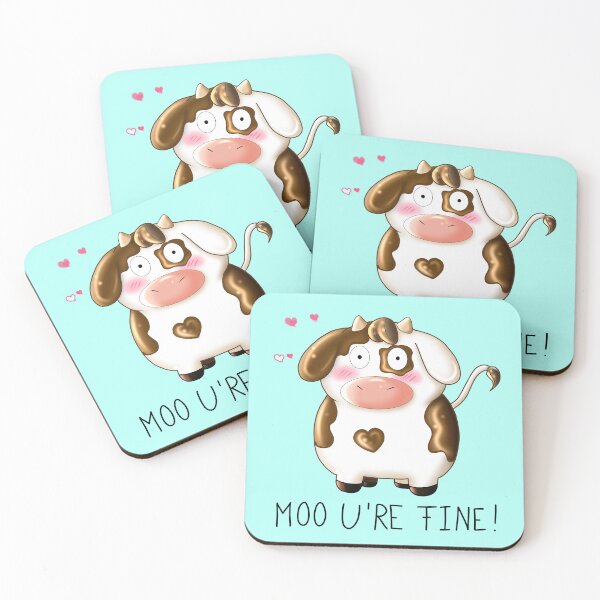 Item preview, Moo u're fine! designed and sold by GiiReez.