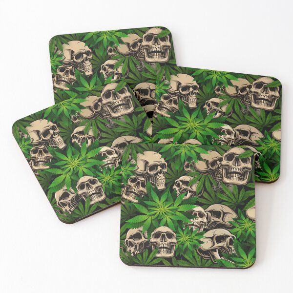 Item preview, Cannabis Skulls Marijuana Weed Skull party designed and sold by InfernalDesignZ.