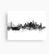 San Francisco Black and White Canvas Print