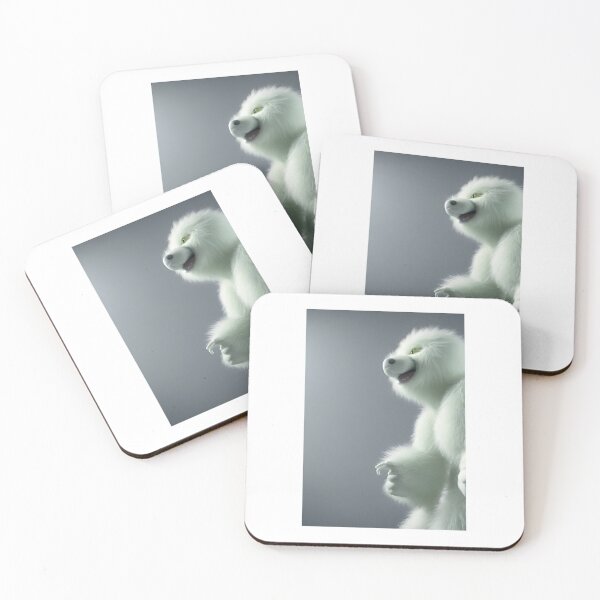 Item preview, White furry creature Christmas  designed and sold by Jarred Chaisson.