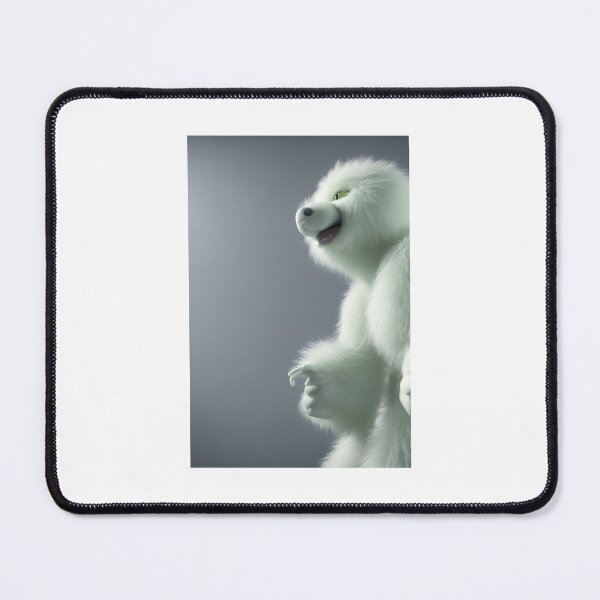 Item preview, White furry creature Christmas designed and sold by Jarred Chaisson.