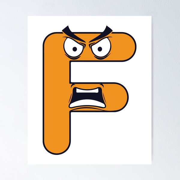 Emotion Letter B Alphabet Lore, Angry Latter Alphabet Lore Poster for Sale  by zackup