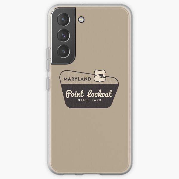 Point Lookout State Park Maryland Vintage Welcome Sign Samsung Galaxy Soft Case