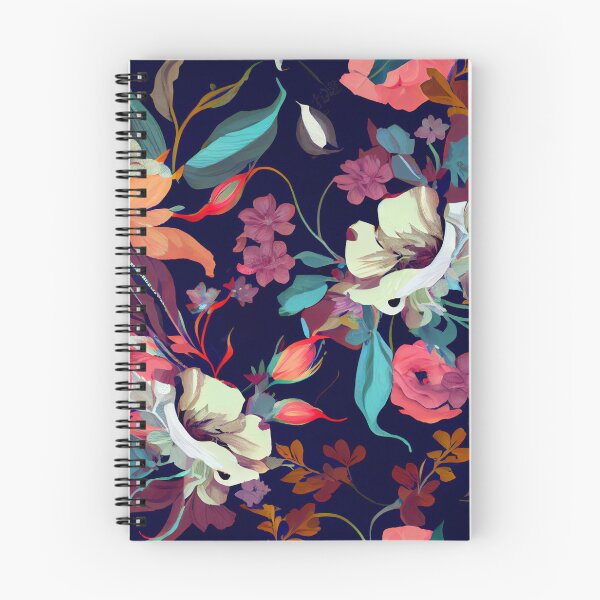 Artikelvorschau, Elegant Modern Flat Floral Flower Print Digital Painting entworfen und verkauft von CodeAndColors.