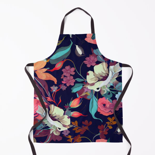 Aperçu de l'œuvre Elegant Modern Flat Floral Flower Print Digital Painting créée et vendue par CodeAndColors.
