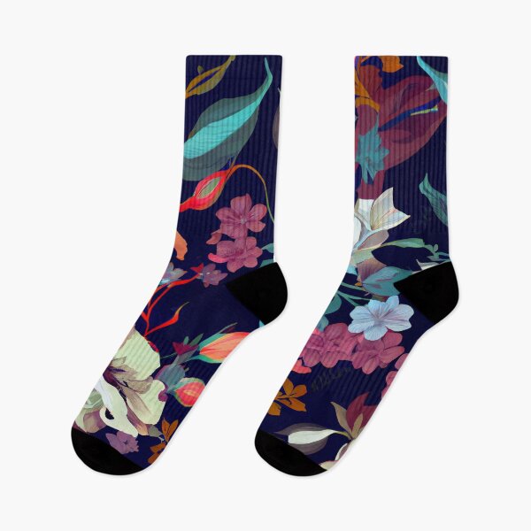 Artikelvorschau, Elegant Modern Flat Floral Flower Print Digital Painting entworfen und verkauft von CodeAndColors.