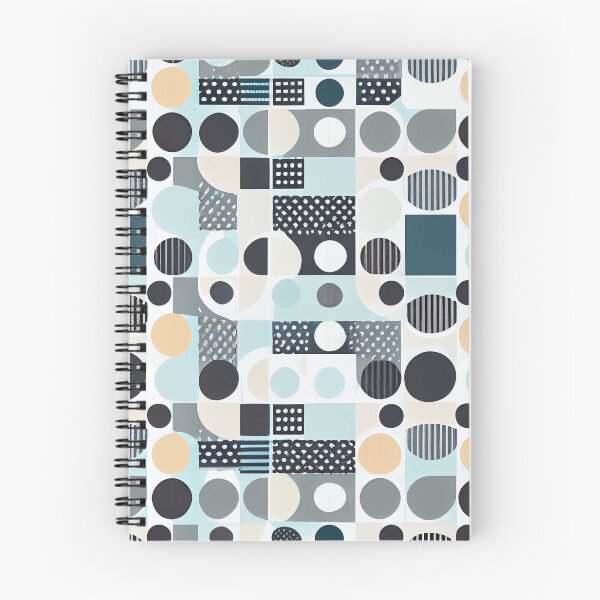 Item preview, Modern Mute Flat Geometric Round Pattern Print Digital Painting designed and sold by CodeAndColors.