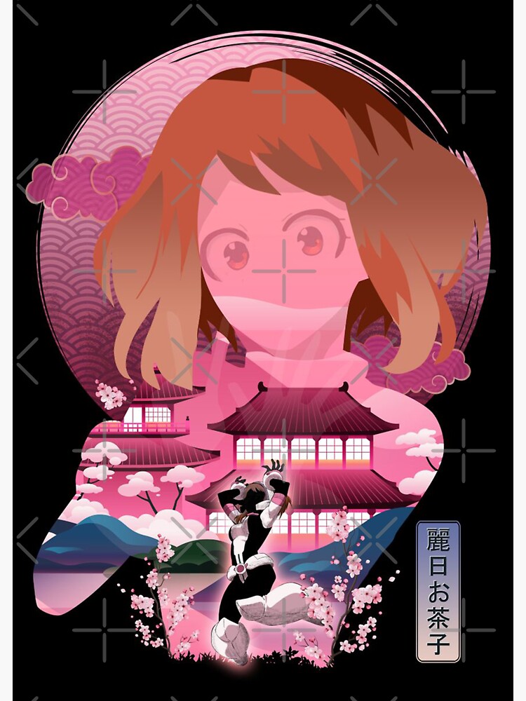 Ochaco Uraraka Cute Sticker For Sale By Titan Anime Redbubble 9008