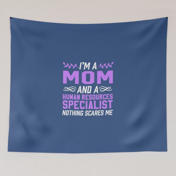 Item preview, Mom & Human Resources Specialist Nothing Scares me designed and sold by AlwaysAwesome.