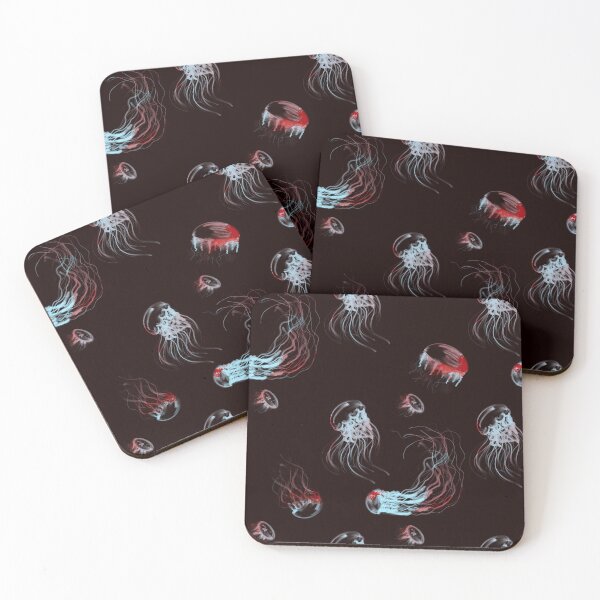 Item preview, Jellyfish Icy Reds designed and sold by DesignsByJaycee.