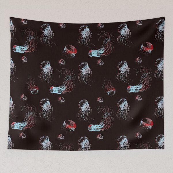 Item preview, Jellyfish Icy Reds designed and sold by DesignsByJaycee.