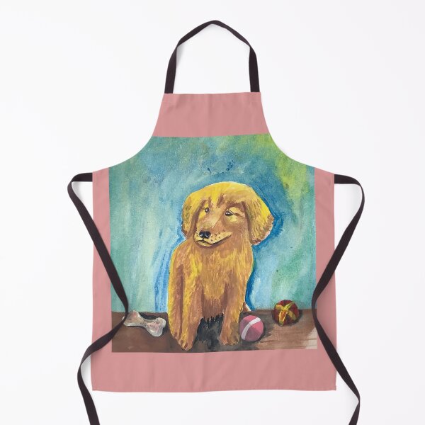 Artikelvorschau, Golden Retriever-Hundegouache entworfen und verkauft von altairaleon.