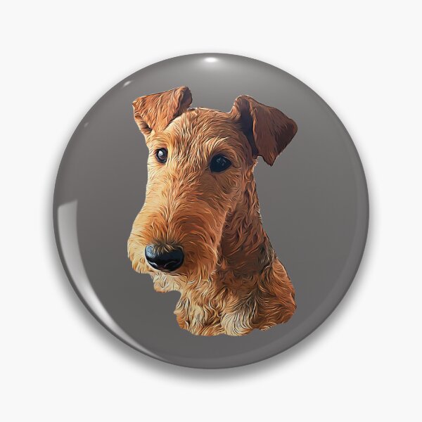 Item preview, Airedale Terrier Head Art designed and sold by ElegantCat.
