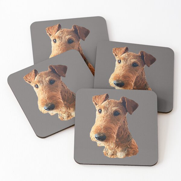 Item preview, Airedale Terrier Head Art designed and sold by ElegantCat.