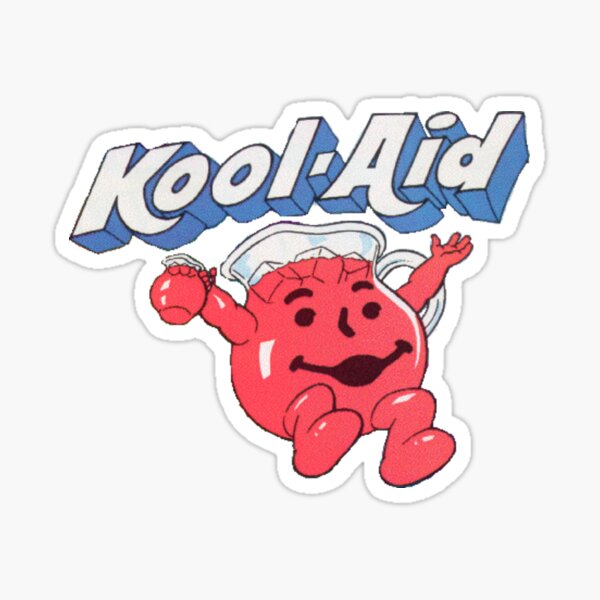 Kool Aid Man Sticker For Sale By Curbsidedeli Redbubble