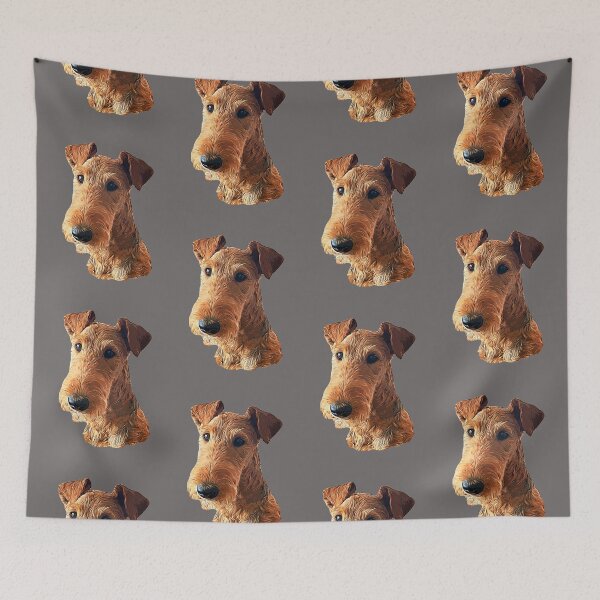 Item preview, Airedale Terrier Head Art designed and sold by ElegantCat.