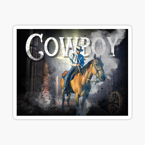 Alley Cowboy Sticker