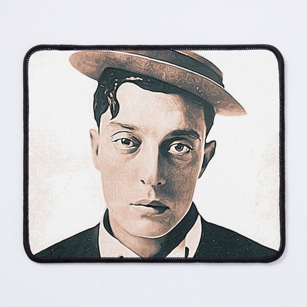Item preview, Buster Keaton Art - vintage paint - D53 designed and sold by DecoVintage.