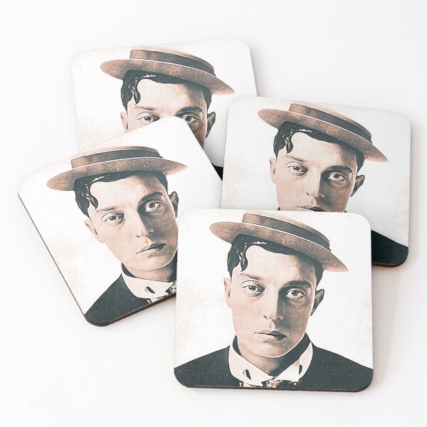 Item preview, Buster Keaton Art - vintage paint - D53 designed and sold by DecoVintage.