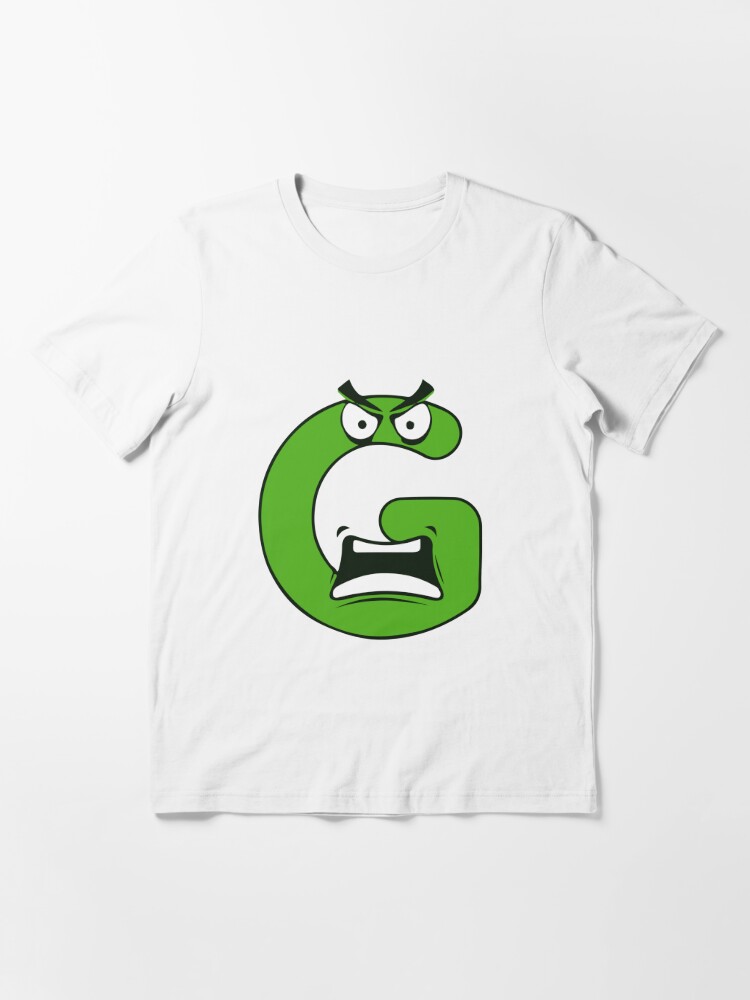  Emotion Letter G Alphabet Lore T-Shirt : Clothing
